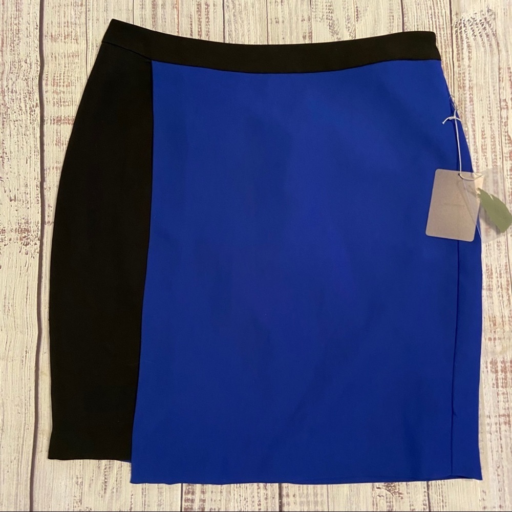 Forever 21 Bright Blue and Black Pencil Skirt. Size Medium. New With Tags.